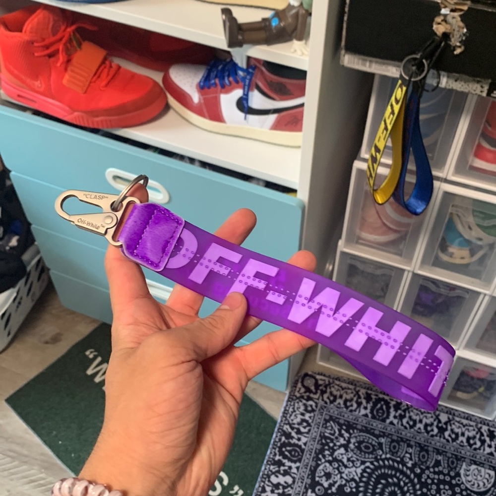 off white keychain